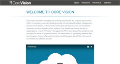 Desktop Screenshot of corevision.com.au